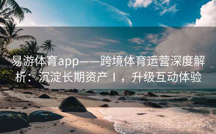 易游体育app——跨境体育运营深度解析：沉淀长期资产Ⅰ，升级互动体验