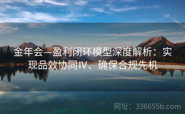 金年会—盈利闭环模型深度解析：实现品效协同Ⅳ、确保合规先机