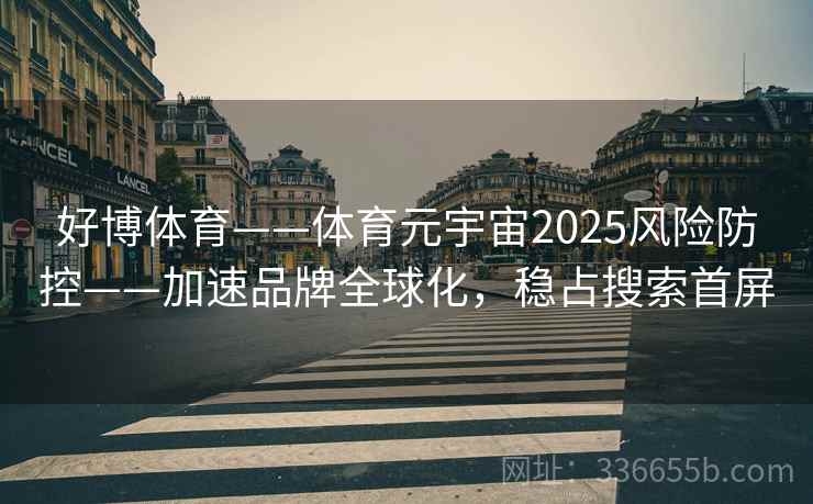 好博体育——体育元宇宙2025风险防控——加速品牌全球化,稳占搜索首屏