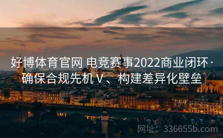 好博体育官网 电竞赛事2022商业闭环·确保合规先机Ⅴ、构建差异化壁垒