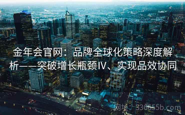金年会官网：品牌全球化策略深度解析——突破增长瓶颈Ⅳ、实现品效协同